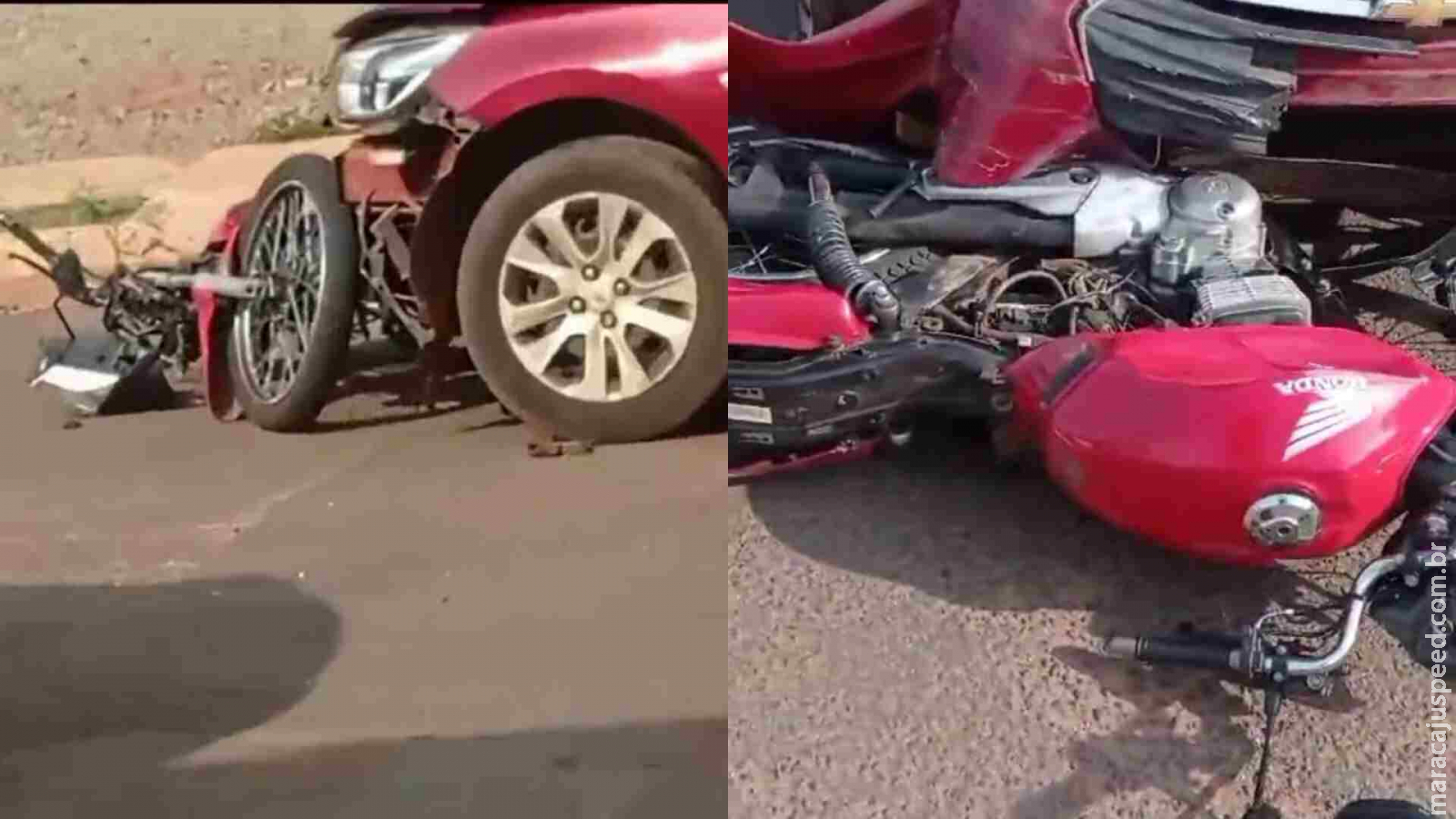 Motociclista é arremessado em acidente após carro fazer conversão proibida na Avenida Guaicurus Motociclista é arremessado em acidente após carro fazer conversão proibida na Avenida Guaicurus