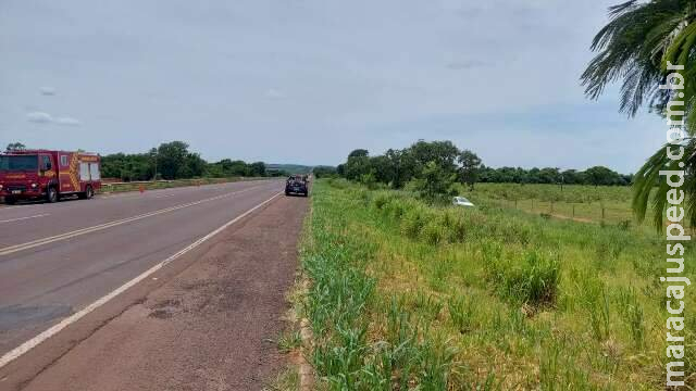 Motorista perde controle da direção e morre após capotar picape em Nova Alvorada do Sul Motorista perde controle da direção e morre após capotar picape em Nova Alvorada do Sul