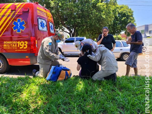 Mulher é atropelada na faixa de pedestre em Nova Andradina