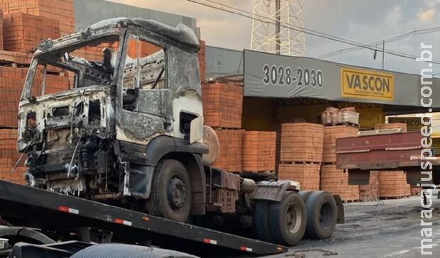 Neta pede doações por caminhão incendiado do avô: 
