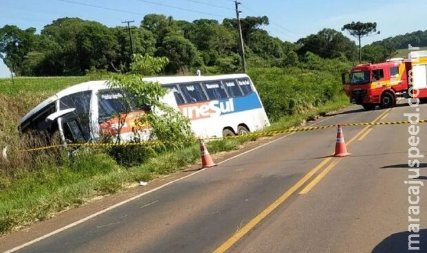 Ônibus que saiu de Campo Grande se envolve em batida com morte em Santa Catarina