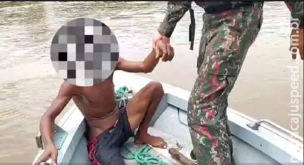 PMA salva homem que estava se afogando no Rio Taquari em Coxim