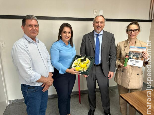 Prefeita e Cônsul-Geral da Itália discutem parcerias e intercâmbio cultural