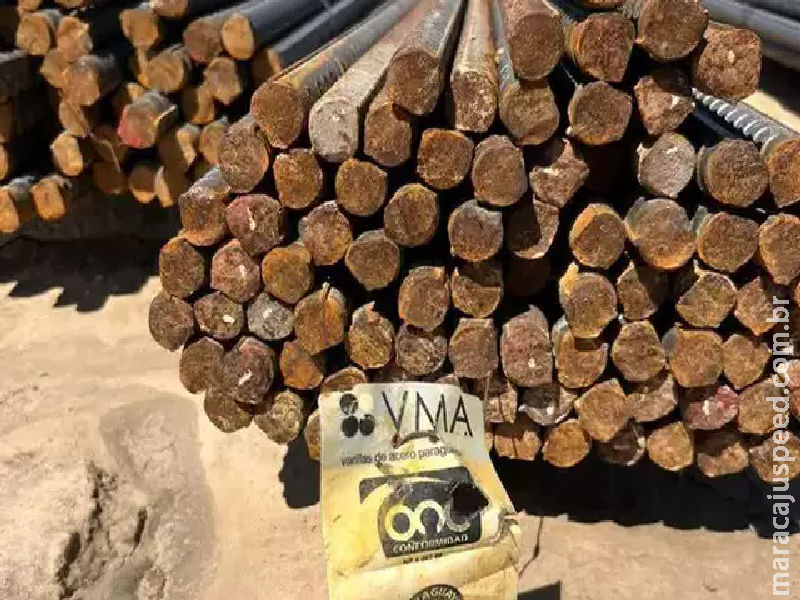 Receita Federal apura se produtos usados na obra de ponte são contrabandeados Receita Federal apura se produtos usados na obra de ponte são contrabandeados