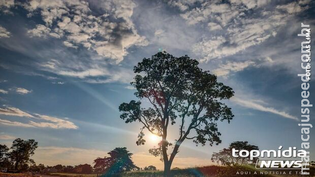 Tempo será quente, mas com probabilidade de chuvas em Mato Grosso do Sul nesta quarta-feira
