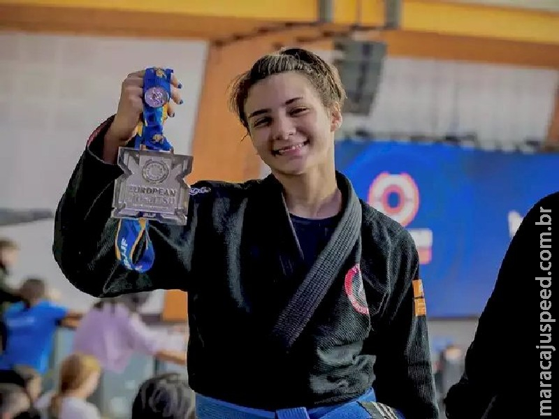 Atleta de MS garante o pódio em competição europeia de jiu-jitsu