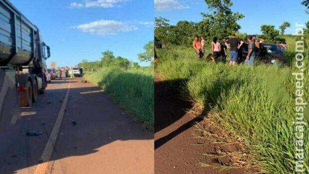 Dois adultos e uma crianças estão entre as vítimas do acidente na BR-060 Dois adultos e uma crianças estão entre as vítimas do acidente na BR-060