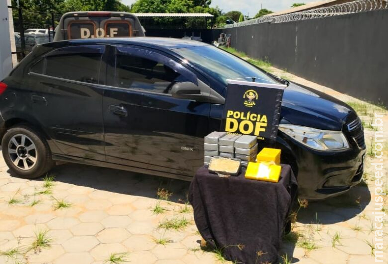 Homem que seguia com cocaína e pasta base de cocaína para São Paulo é preso no MS Homem que seguia com cocaína e pasta base de cocaína para São Paulo é preso no MS