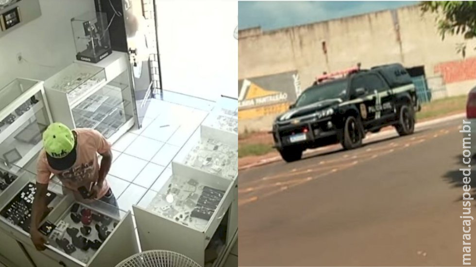 Ladrão é baleado por delegado ao tentar fugir de cerco policial em Brasilândia Ladrão é baleado por delegado ao tentar fugir de cerco policial em Brasilândia
