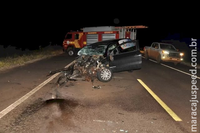 Motorista de carro fúnebre morre em colisão com caminhonete na BR-060 Motorista de carro fúnebre morre em colisão com caminhonete na BR-060