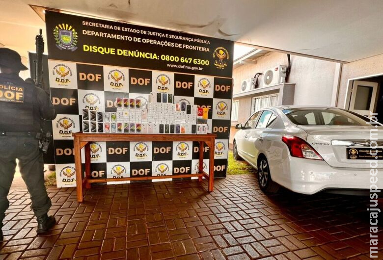 Polícia apreende mais R$ 1 milhão em aparelhos de telefone celular Polícia apreende mais R$ 1 milhão em aparelhos de telefone celular