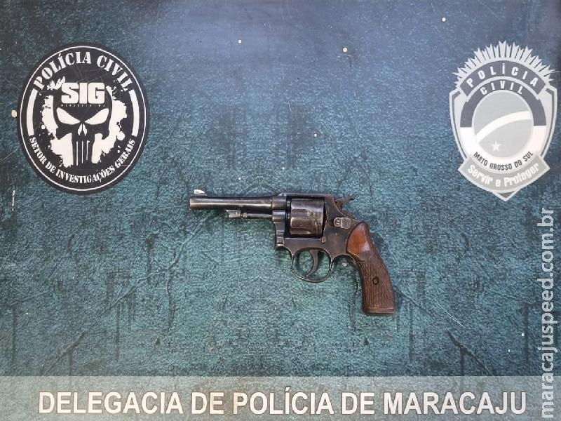 Maracaju: Polícia Civil, soluciona homicídio, prende autor e localiza arma utilizada no crime