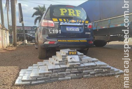 PRF apreende 242 Kg de cocaína em Ivinhema (MS)