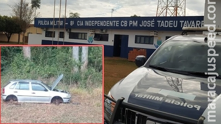 Veículo roubado é encontrado "depenado" em assentamento de Sidrolândia Veículo roubado é encontrado "depenado" em assentamento de Sidrolândia