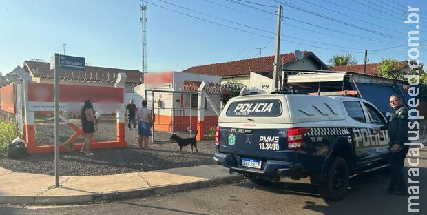 Cara de pau: ladrão corta concertina e furta depósito de gás em Três Lagoas Cara de pau: ladrão corta concertina e furta depósito de gás em Três Lagoas