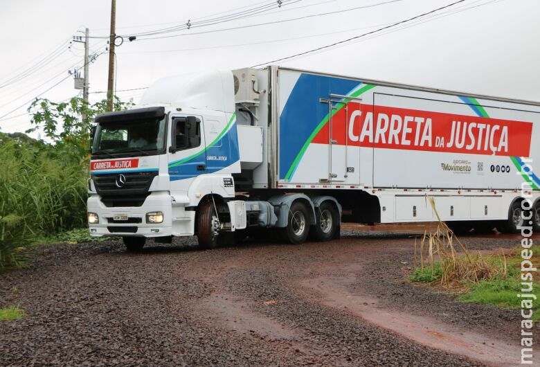 Carreta da Justiça chega a Paraíso das Águas na próxima segunda-feira