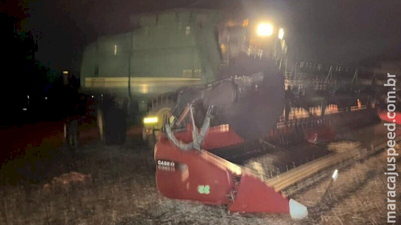 Fatalidade: Trabalhador morre esmagado por colheitadeira Fatalidade: Trabalhador morre esmagado por colheitadeira