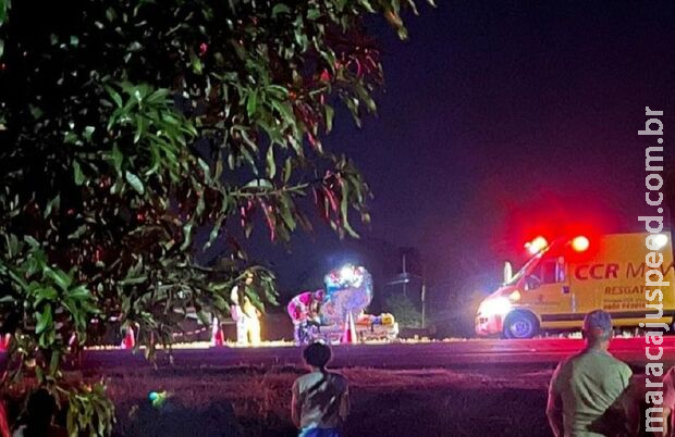 Homem morre atropelado ao tentar atravessar a BR-163, em Rio Brilhante Homem morre atropelado ao tentar atravessar a BR-163, em Rio Brilhante