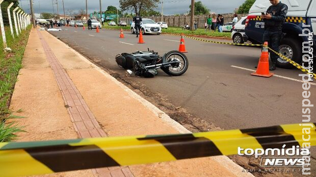 Moto foi parar a 20 metros do corpo em acidente na Euler de Azevedo Moto foi parar a 20 metros do corpo em acidente na Euler de Azevedo
