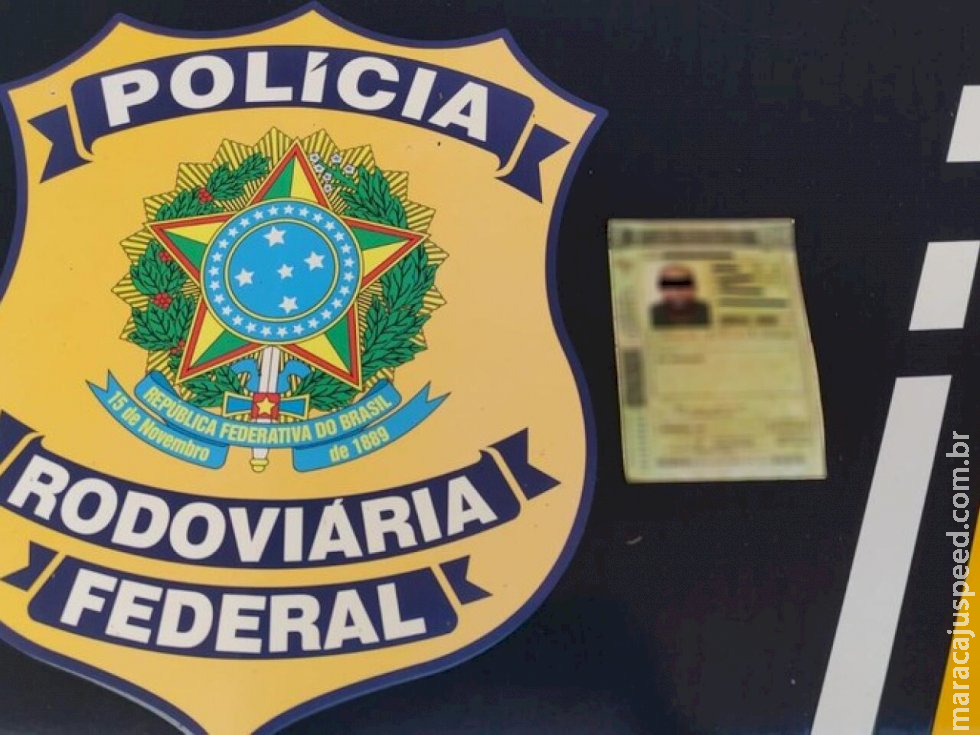 Motorista portando CNH falsa é preso na BR-163 em Rio Brilhante Motorista portando CNH falsa é preso na BR-163 em Rio Brilhante