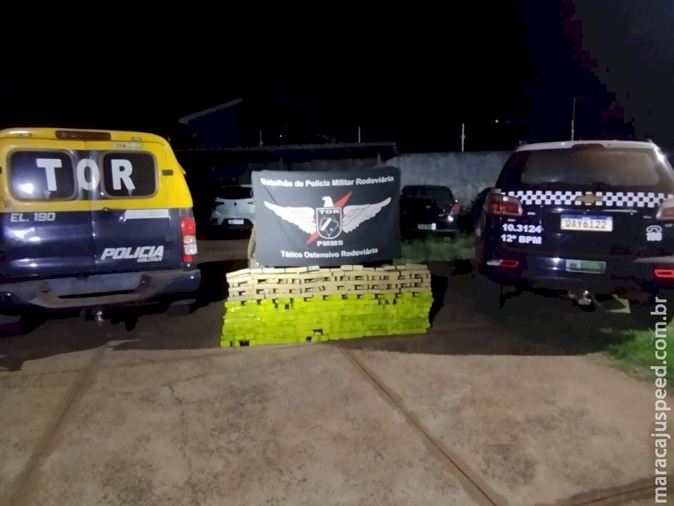 Polícia Rodoviária apreende carga de entorpecente em Mundo Novo