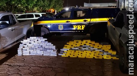 PRF apreende 234 Kg de cocaína em operação entre MS e SP PRF apreende 234 Kg de cocaína em operação entre MS e SP