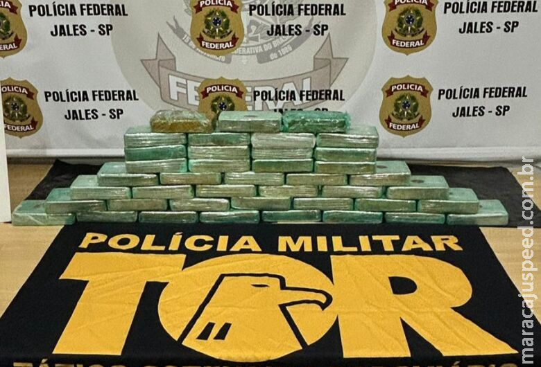 Representante comercial em MS é preso com 42 quilos de cocaína Representante comercial em MS é preso com 42 quilos de cocaína