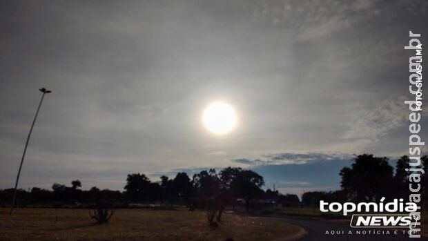 Sabadão será de calorão com chuvas isoladas em Mato Grosso do Sul