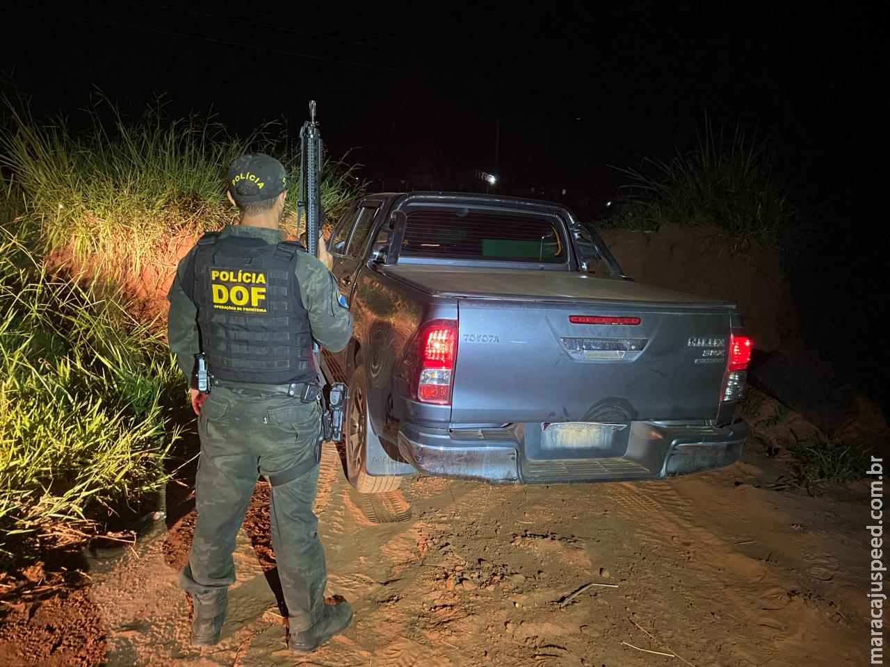 Toyota Hilux furtada em Santa Catarina é recuperada pelo DOF Toyota Hilux furtada em Santa Catarina é recuperada pelo DOF