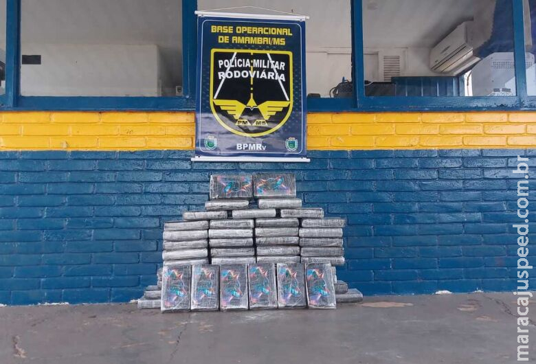 Traficante é preso com 54 quilos de cocaína que levaria para o Paraná Traficante é preso com 54 quilos de cocaína que levaria para o Paraná