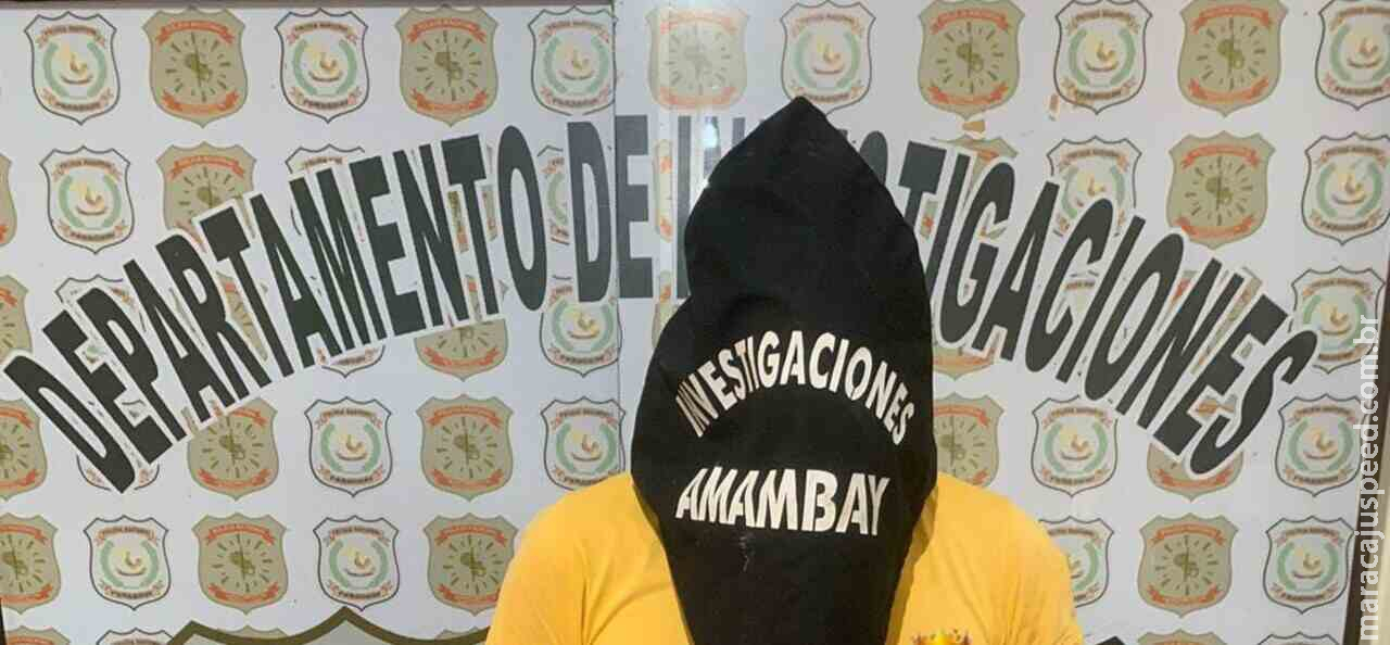 Acusado de matar guarda penitenciário é preso na fronteira com MS Acusado de matar guarda penitenciário é preso na fronteira com MS