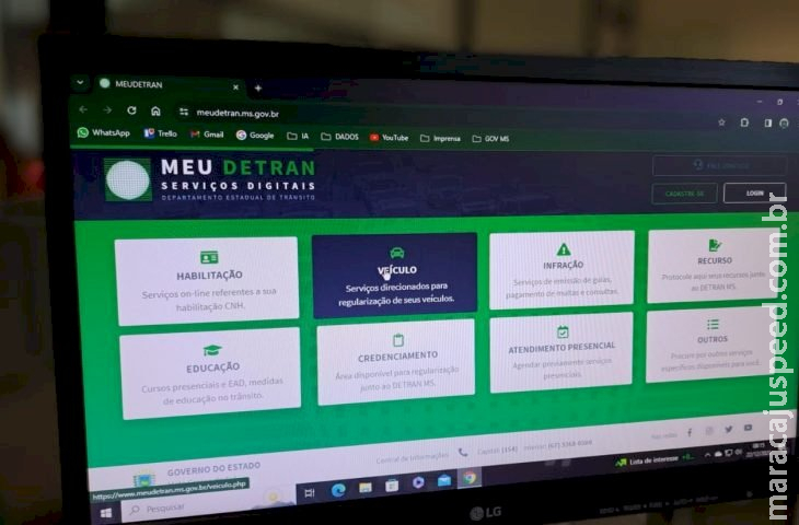 Agora no MS, primeiro emplacamento de veículo pode ser feito direto no site do Detran