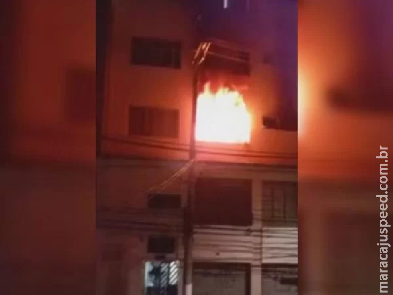 Briga de casal termina com incêndio em apartamento e deixa 5 feridos Briga de casal termina com incêndio em apartamento e deixa 5 feridos