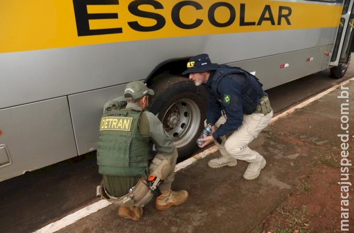 Detran-MS integra operação do TCE na vistoria do Transporte Escolar em Bandeirantes