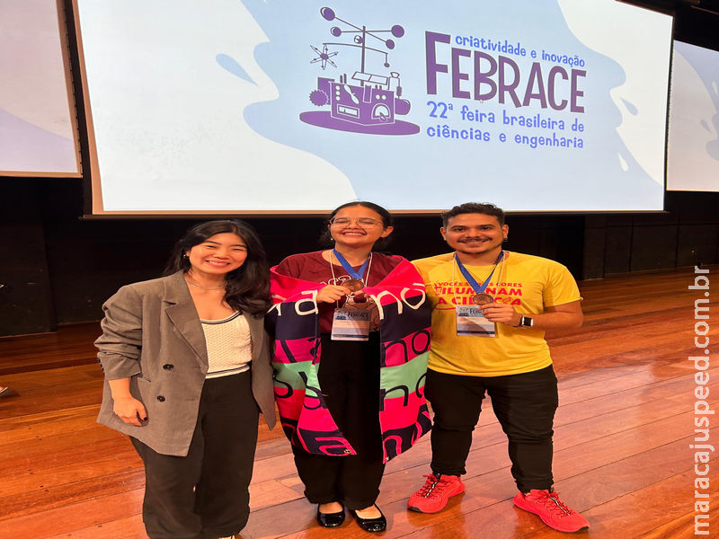 Estudantes de MS brilham na FEBRACE com a conquista de medalhas Estudantes de MS brilham na FEBRACE com a conquista de medalhas