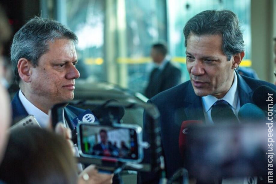 Haddad diz a Tarcísio que governo deve renegociar dívidas dos estados