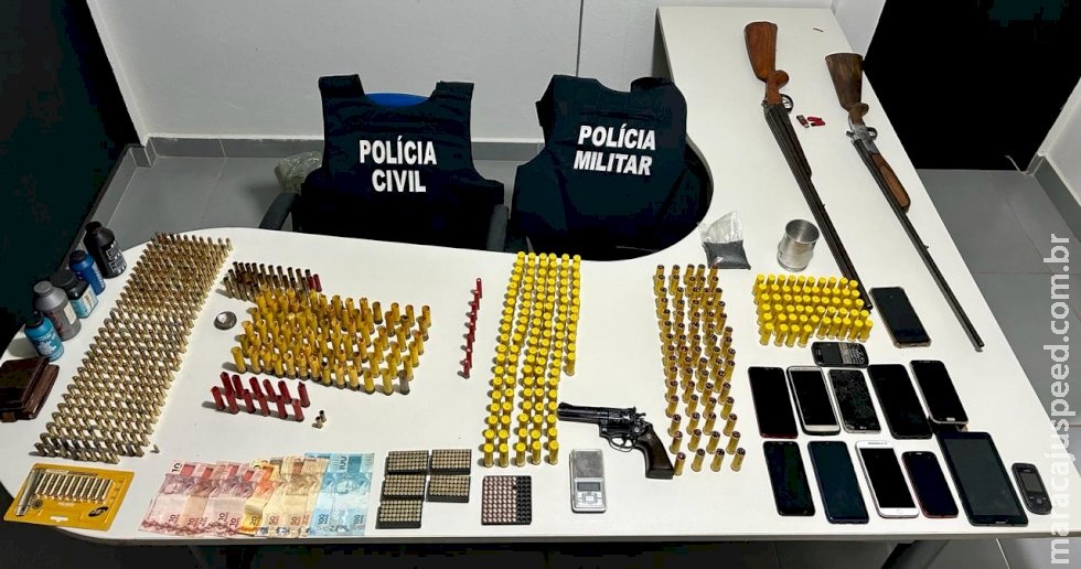 Homem é preso por posse irregular de arma de fogo em Pedro Gomes Homem é preso por posse irregular de arma de fogo em Pedro Gomes