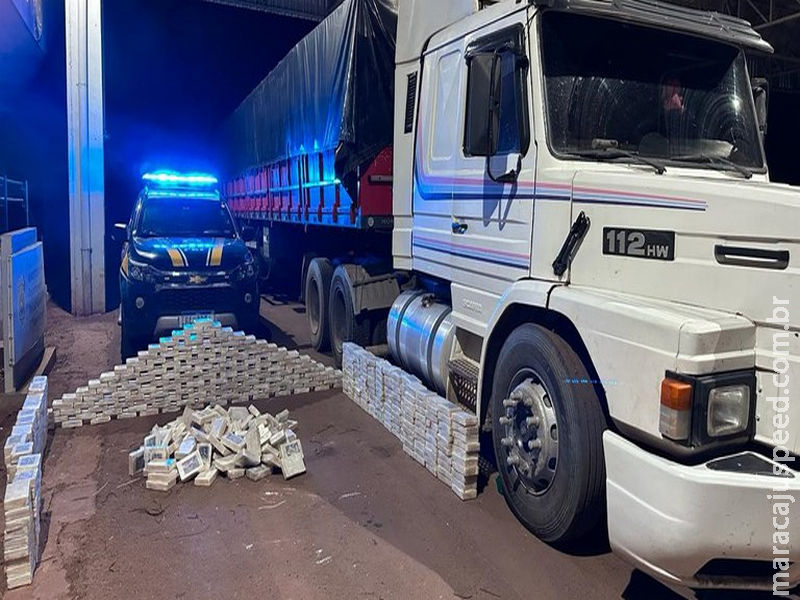 Maior apreensão do ano, PRF apreende mais de meia tonelada de cocaína em Miranda (MS) Maior apreensão do ano, PRF apreende mais de meia tonelada de cocaína em Miranda (MS)