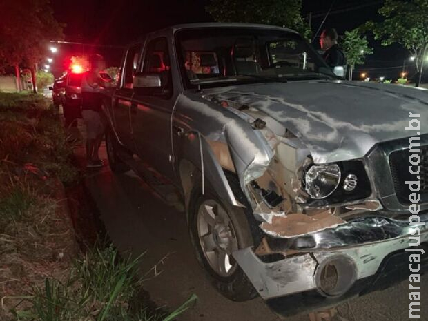 Motorista bêbado avança sinal, causa acidente e deixa idosa ferida em Três Lagoas