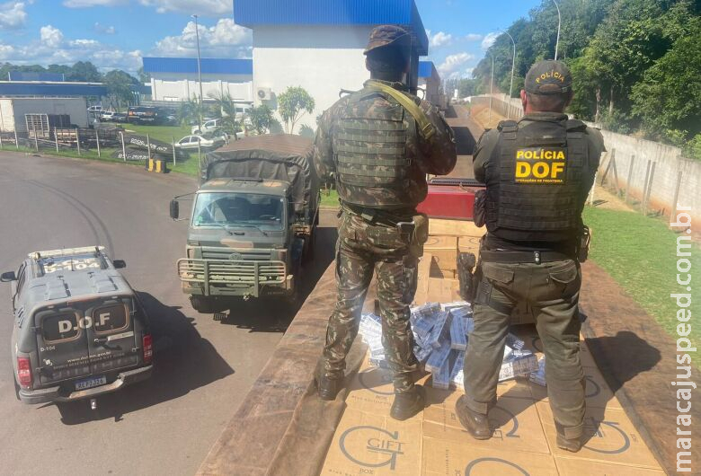 Motorista foge e abandona carga de cigarros avaliada em mais de R$ 2 milhões Motorista foge e abandona carga de cigarros avaliada em mais de R$ 2 milhões