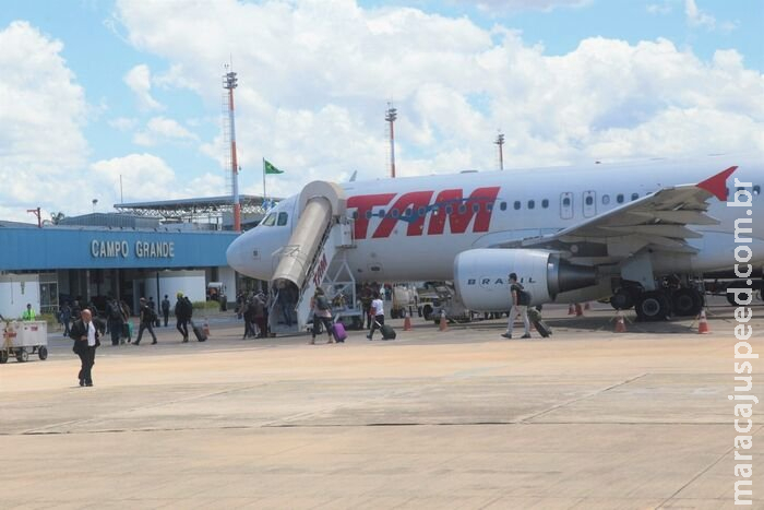 Movimento no Aeroporto de Campo Grande cresce mais de 12% em um ano, aponta levantamento
