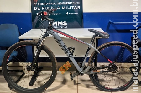 PM recupera bicicleta de alto valor abandonada em cemitério municipal PM recupera bicicleta de alto valor abandonada em cemitério municipal