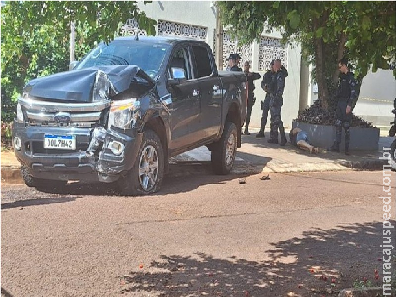 Recém-liberto, ladrão furta caminhonete, mas sofre acidente durante fuga e morre em Dourados Recém-liberto, ladrão furta caminhonete, mas sofre acidente durante fuga e morre em Dourados