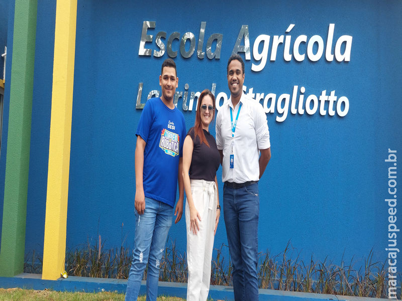 Sesi e prefeitura de Maracaju iniciam projeto de formação tecnológica para alunos da Escola Agrícola
