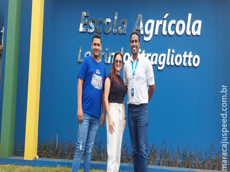 Sesi e prefeitura de Maracaju iniciam projeto de formação tecnológica para alunos da Escola Agrícola Sesi e prefeitura de Maracaju iniciam projeto de formação tecnológica para alunos da Escola Agrícola