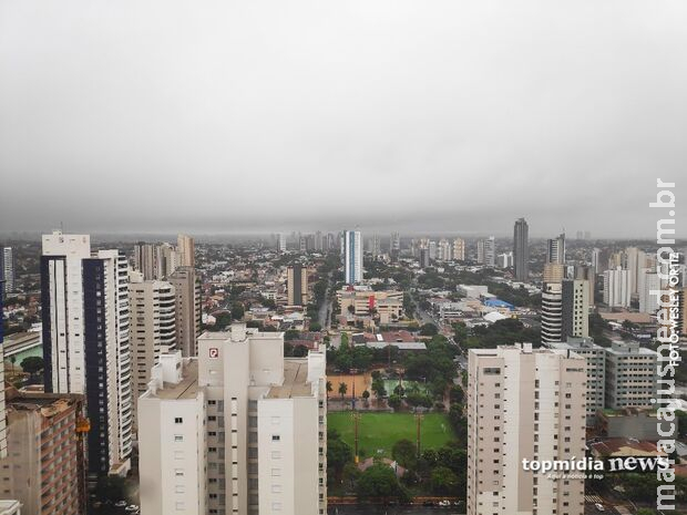 Tempo continua instável com chuvas e tempestades nesta quarta-feira em MS