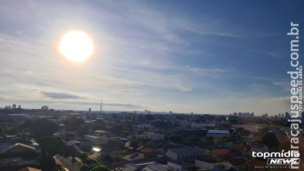 Terça-feira tem tempo instável, probabilidade de chuvas e tempo ameno em MS