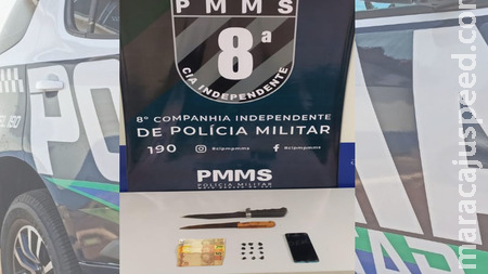 Apreensão na Madrugada: PM detém suspeito com drogas e porte de faca no bairro São Bento