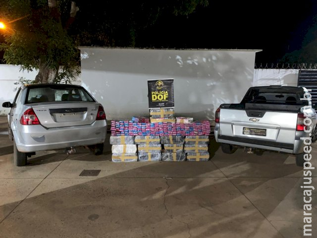 Batedor de carga é preso com 357 kg de maconha no porta-malas Batedor de carga é preso com 357 kg de maconha no porta-malas