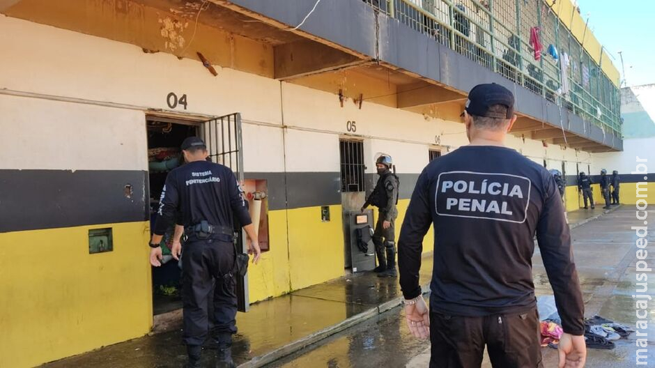 Celulares, drogas e explosivos são encontrados em penitenciária de Dourados Celulares, drogas e explosivos são encontrados em penitenciária de Dourados